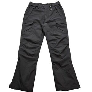 Free Soldier Snow Pants Mens Small Black Insulated Lined Ski Cargo Pockets
